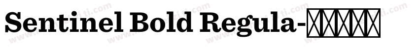 Sentinel Bold Regula字体转换